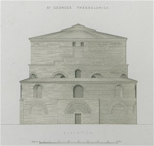 St George's Thessalonica Elévation - Texier Charles - 1864