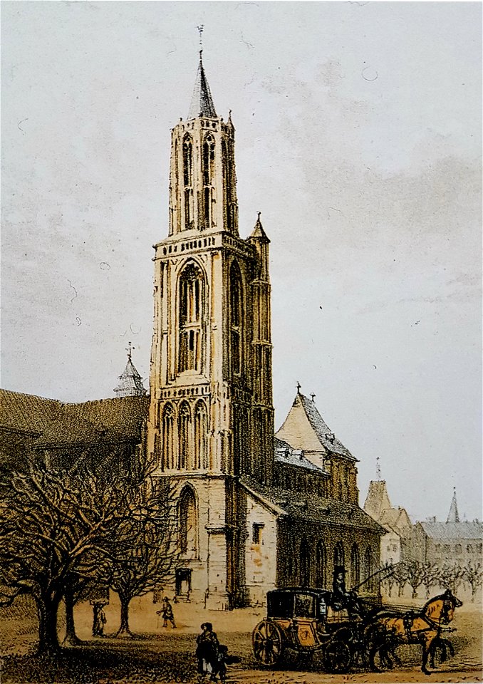 St-Janskerk in Maastricht (A Schaepkens, ca 1850)