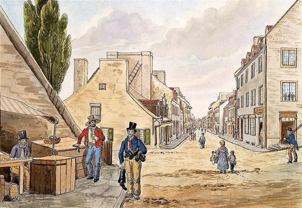 St. John Street, Quebec, 1829