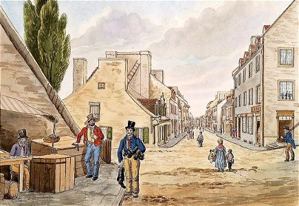St. John Street, Quebec, 1829