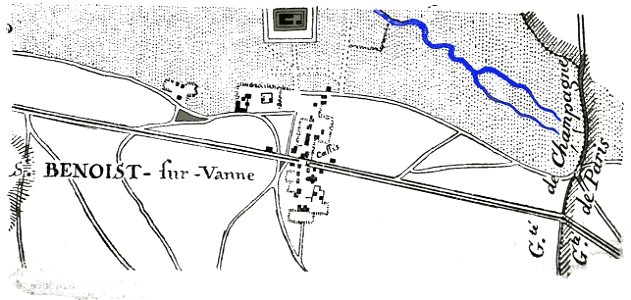 St benoist sur vanne plan 09218