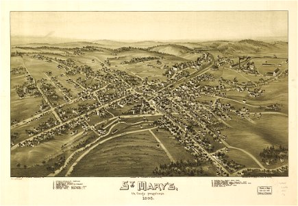 St. Mary's, Elk County, Pennsylvania, 1895. LOC 75696529