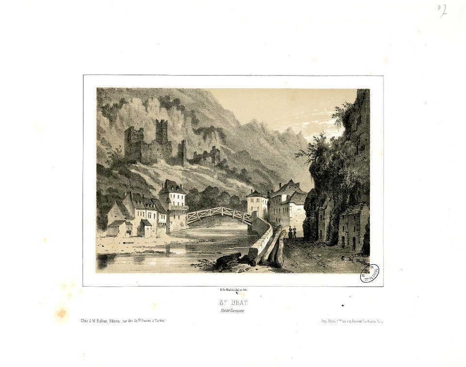 St. Béat (Haute Garonne) - Fonds Ancely - B315556101 A LALANNE 2 029