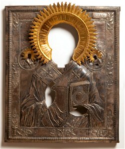 St. Nicolas -ikoni, Icon by an Unknown Artist part 2 of 2