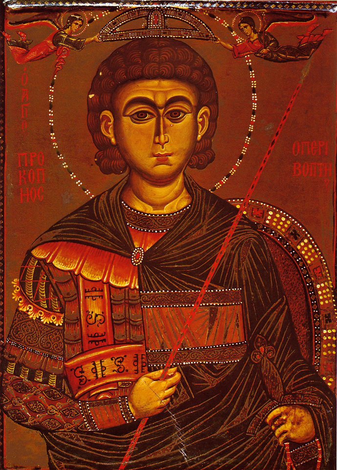St Procopius Icon Sinai 13th century