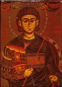 St Procopius Icon Sinai 13th century