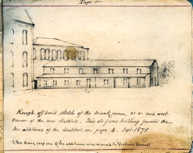 St Mary Sketchbook 15 - Trunk room