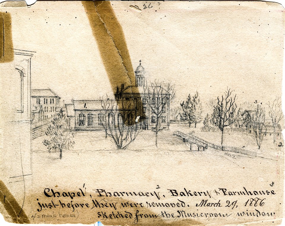 St Mary Sketchbook 26 - St Mary's 1886
