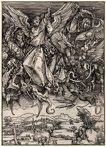 St. Michael fighting the dragon) - AD LCCN90707832