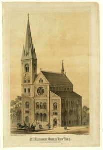 St. Alphonsus church New York, south fifth avenue near canal LCCN2004667230