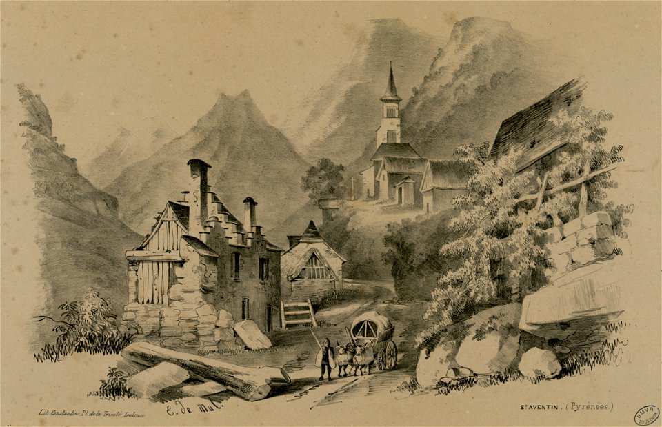 St. Aventin (Pyrénées) - Fonds Ancely - B315556101 A MALBOS 1 012