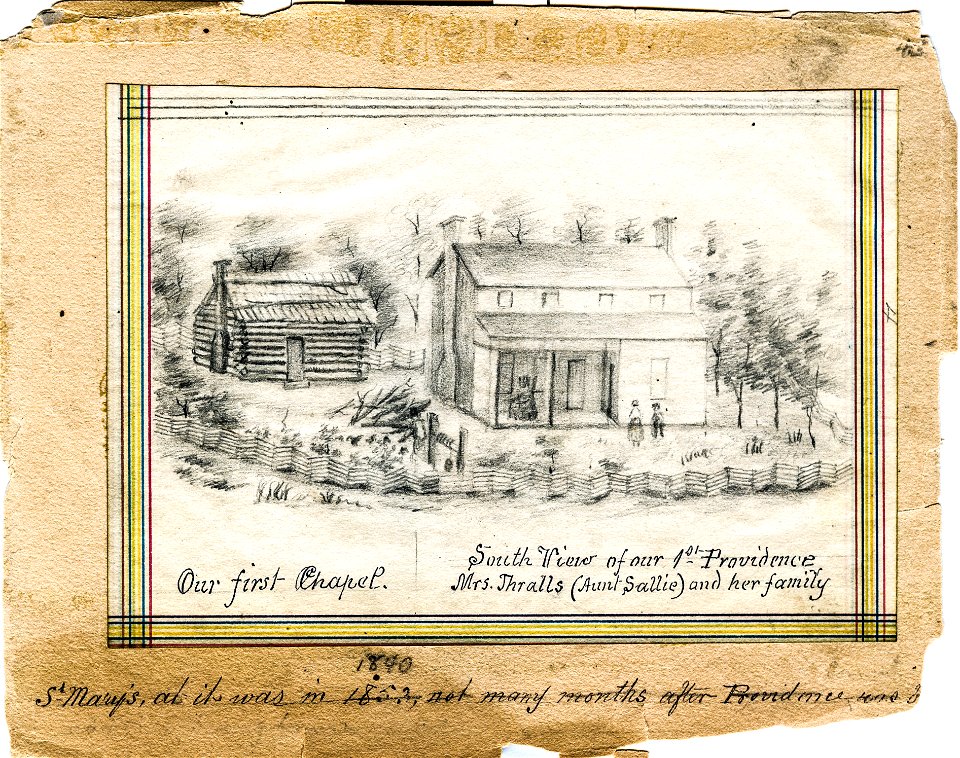 St Mary Sketchbook 45 - Chapel and Providence