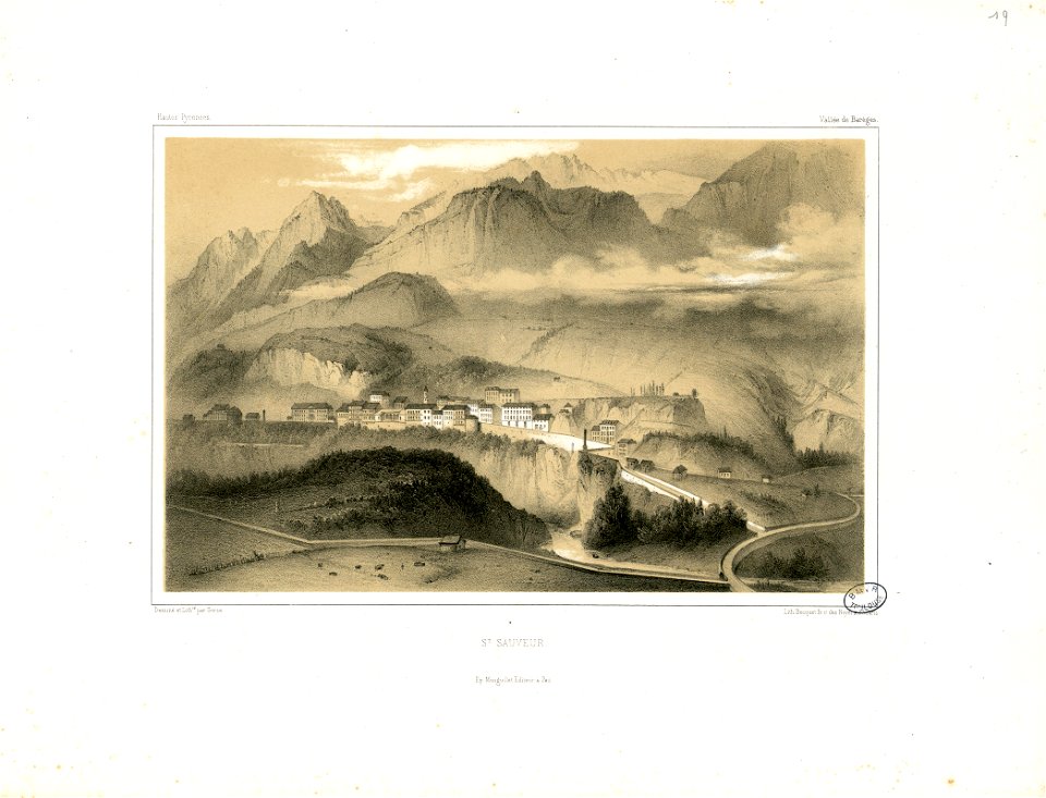 St. Sauveur (Hautes-Pyrénées-Vallée de Barèges) - Fonds Ancely - B315556101 A GORSE 9 021