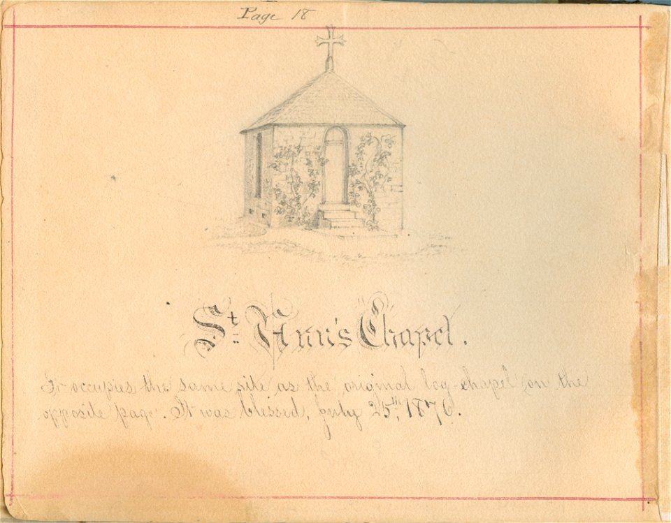 St Mary Sketchbook 18 - St Anns Chapel