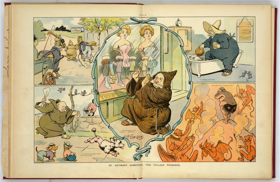 St. Anthony Comstock, the Village nuisance - Keppler. LCCN2011645932