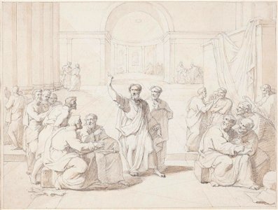 St Paul Preaching at Athens - Anon - 8833