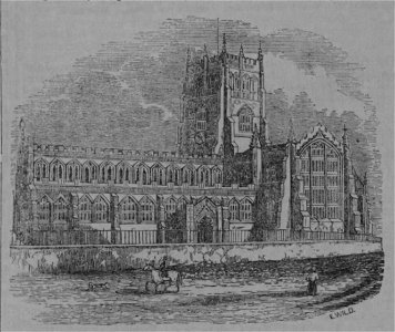 St Mary's Church, Nottingham in 1842
