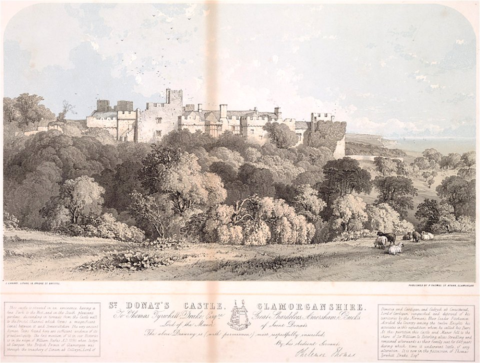 St. Donat's Castle, Glamorganshire