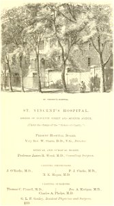 St. Vincent's Hospital, New York City, Valentine's Manual
