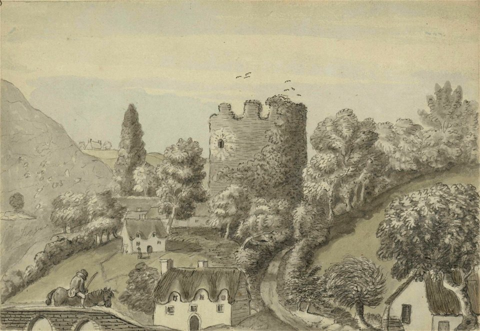 St. Quentin's Castle, Llanblethian from the South (1205512)