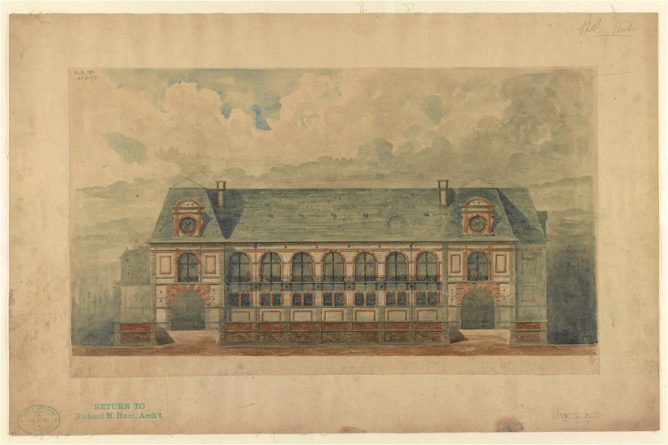 Stable at Belcourt, summer estate for Oliver H.P. Belmont, Newport, R.I.) - R.M. Hunt archt LCCN2014650258