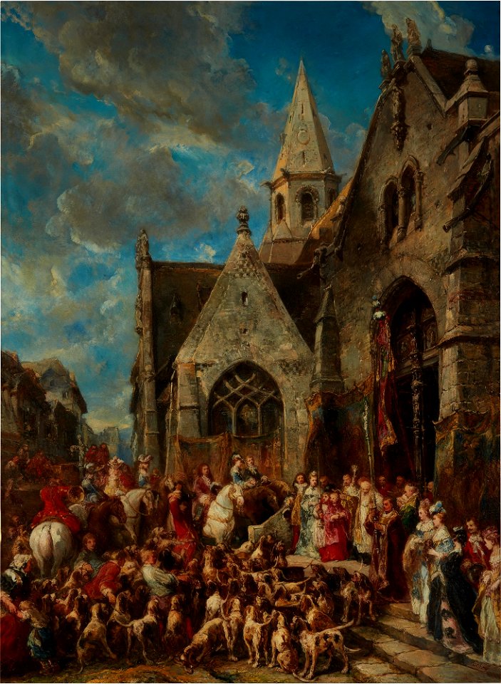 ST. HUBERT'S DAY (THE BLESSING OF THE HOUNDS) 