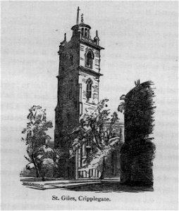 St. Giles, Cripplegate - Walks in London, Augustus Hare, 1878