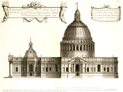 St Paul's Cathedral, London, South elevation of the Great Model – Royal Academy Collection