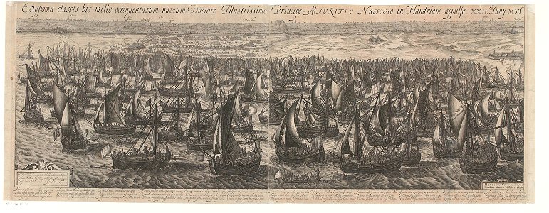 Staatse vloot voor Philippine 1600