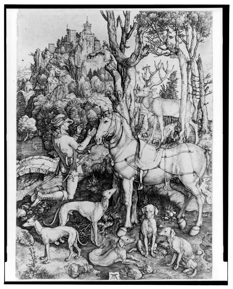 St. Eustace) - AD (monogram) LCCN2004665122