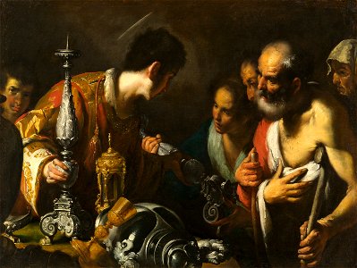 St. Lawrence Distributing the Treasures of the Church - Bernardo Strozzi - Google Cultural Institute