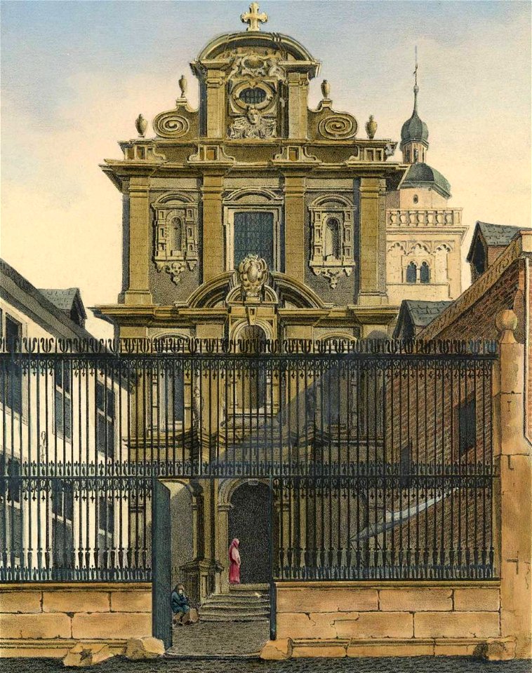 St. Marien an der Schnurgasse, Johann Peter Weyer (Zeichnung) und Anton Wünsch (Lithografie), 1827