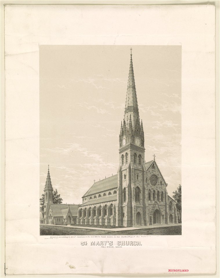 St. Mary's church. Fall River, Mass LCCN2003674746