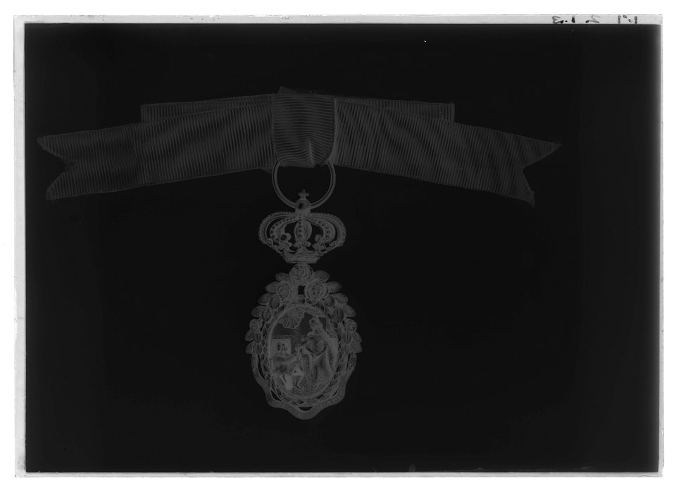 Sta Isabellas ordenstecken - Livrustkammaren - 61569-negative