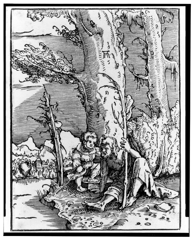 St. Christopher with infant Christ LCCN2003675834