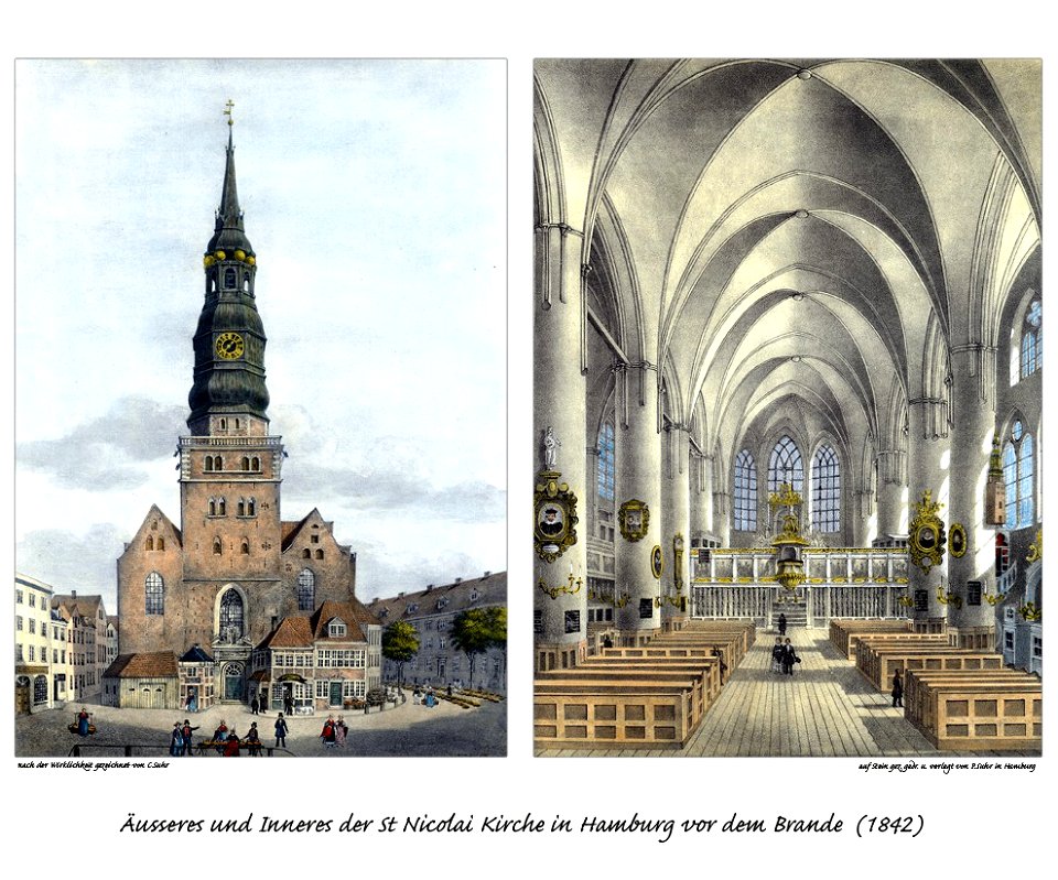 St. Nikolai vor dem Brande by Suhr