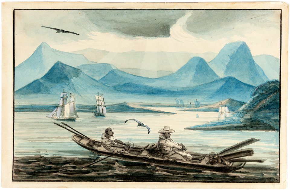 St. John´s Highlands Baie de St. Jean de Macaé. Isle de S. Anna, da Coleção Brasiliana Iconográfica