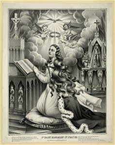 St. Mary Magdalen in prayer LCCN2003680933
