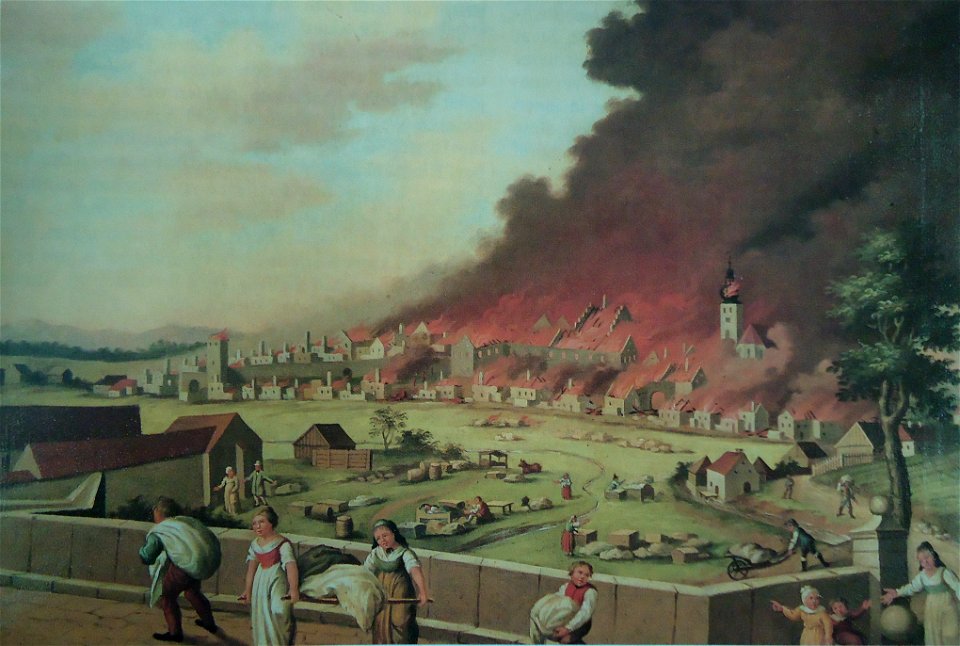 Stadtbrand von Tirschenreuth 1814