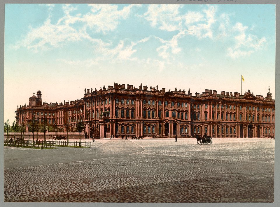 St. Pétersbourg. Palais d'Hiver. Photochrome 1900s. LCCN2017660353