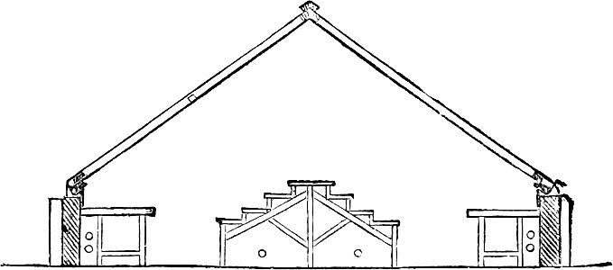 Staging hot water pipes-Amateurs Greenhouse Conservatory-0042