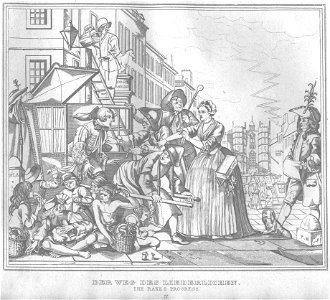 Stahlstich nach Hogarth Kottenkamp Stuttgart 1840 22
