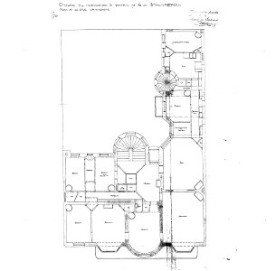 Stallmästaren 16, ritn våningsplaner 1904
