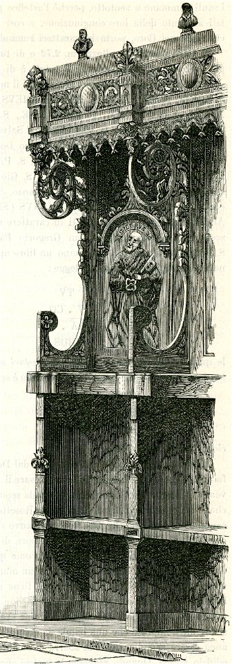 Stallo dell antico Coro della Cattedrale d Asti