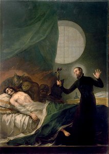 St. Francis Borgia Helping a Dying Impenitent by Goya