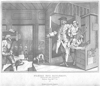 Stahlstich nach Hogarth Kottenkamp Stuttgart 1840 30