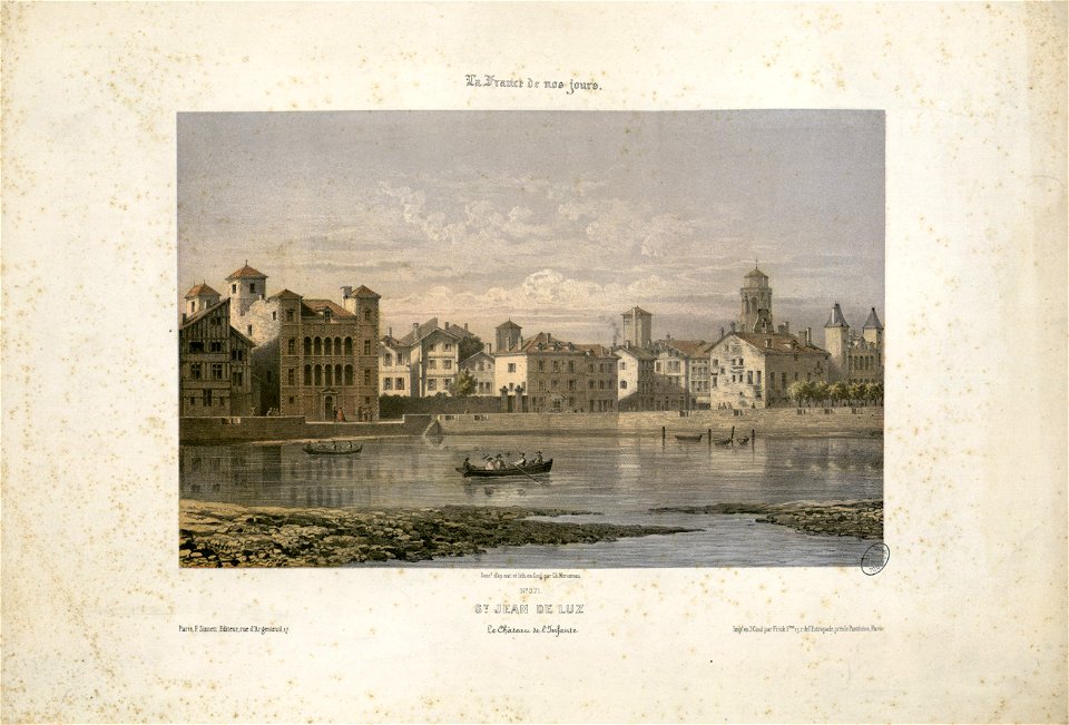 St. Jean-de-Luz, le Château de l'Infante - Fonds Ancely - B315556101 A MERCEREAU 7 002