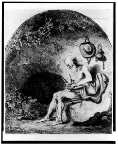 St. Jerome in the cave) - F. Bol, fe LCCN2003691011
