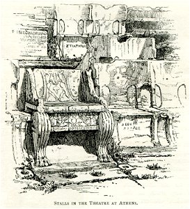 Stalls in the theatre at Athens - Mahaffy John Pentland - 1890