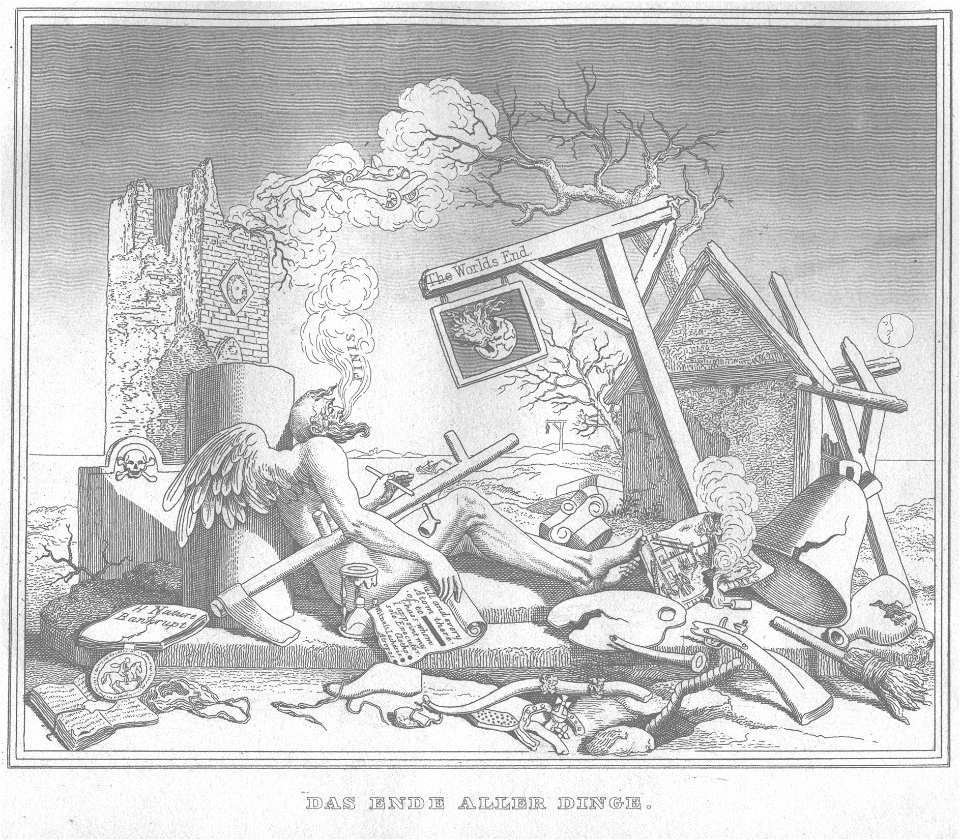Stahlstich nach Hogarth Kottenkamp Stuttgart 1840 86